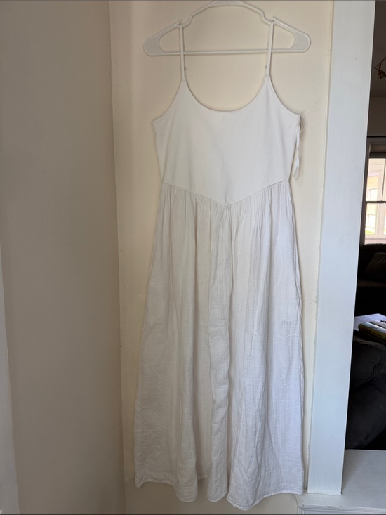 aerie Dresses & Skirts - aerie White Maxi Spaghetti-Strap Dress